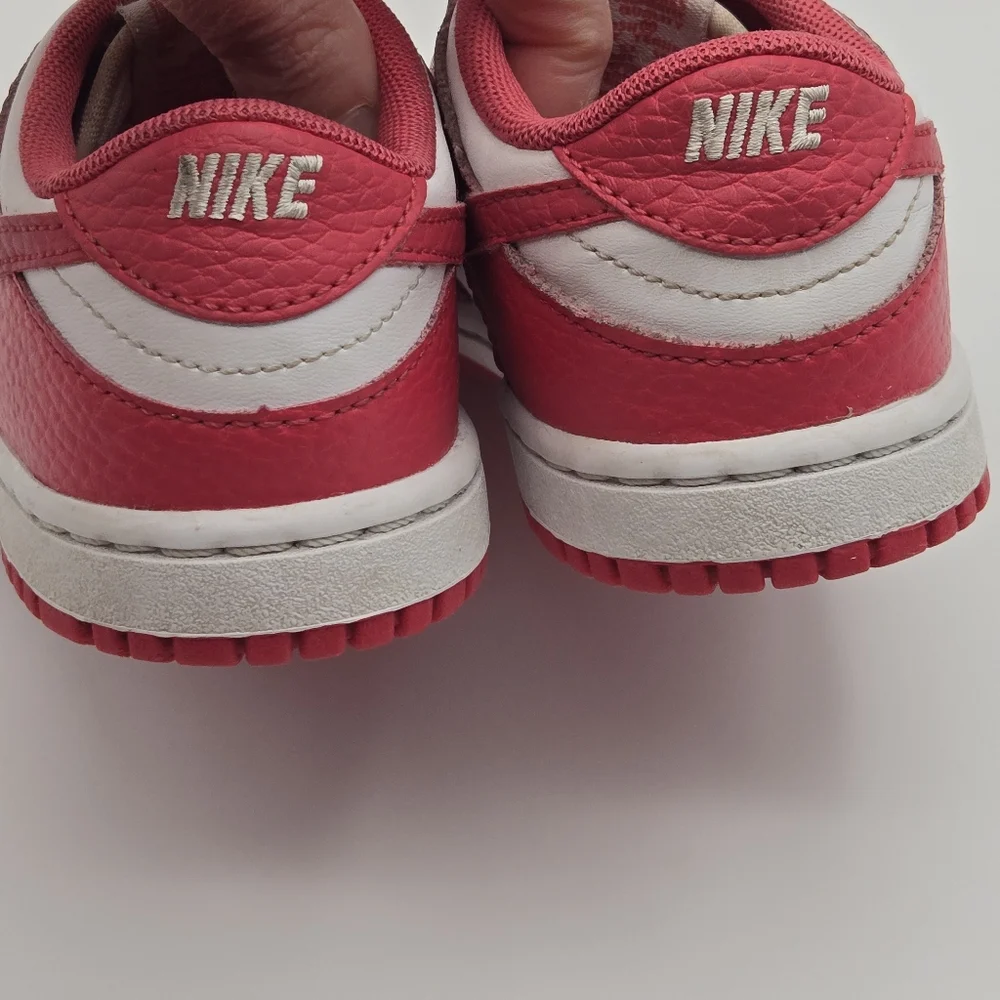 Nike Dunk Low Archaeo Reddish Pink White Unisex Toddler Size 10C DC9562-111